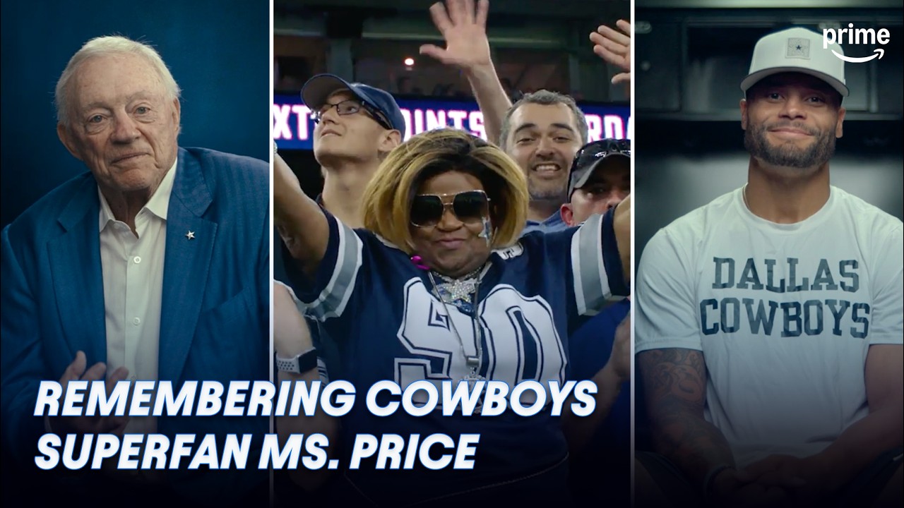 The Epitome of Energy: Remembering Cowboys Superfan Ms. Price | NFL on Prime