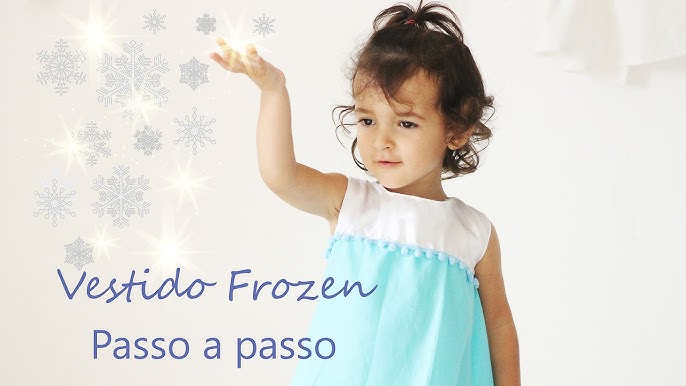 MODELAGEM: Vestido Inspirado na Princesa Elsa- FROZEN 