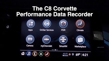 THE C8 CORVETTE PERFORMANCE DATA RECORDER (THE PDR)