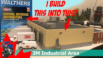 Walthers Central Beverage Distributors Build in HO Scale