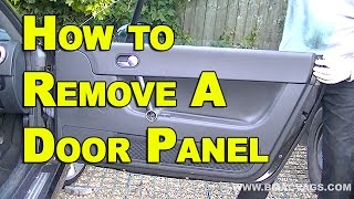 How To Remove a Audi TT Door Panel