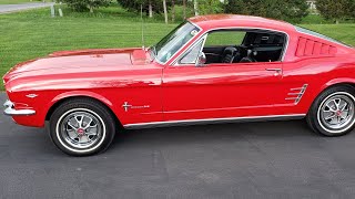 1966 Ford Mustang Fastback 2+2 289 Automatic in Red