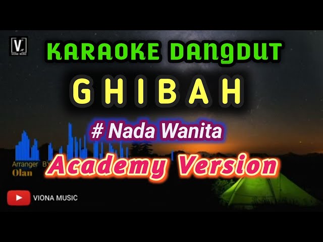 GHIBAH | KARAOKE DANGDUT RHOMA IRAMA NADA WANITA class=