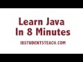 Learn Java Basics Simply in 8 Minutes [JAVA TUTORIAL]