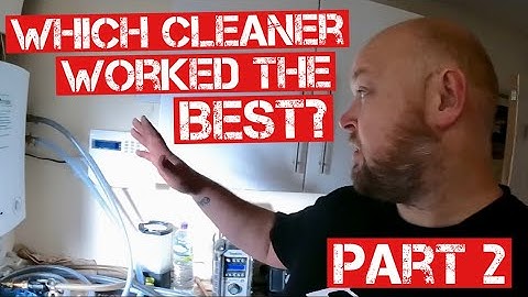 HEATING SYSTEM CLEANER.. Which was BEST? PART 2 | Mains Water Flush