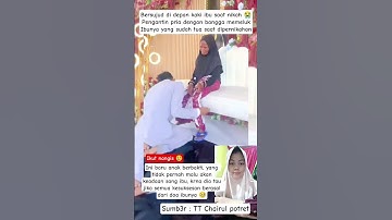 PENGANTIN PRIA MEMELUK SANG IBU SAAT DI ATAS PELAMINAN #wedding #videoviral #pernikahan