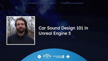 Car Sound Design 101 in Unreal Engine 5