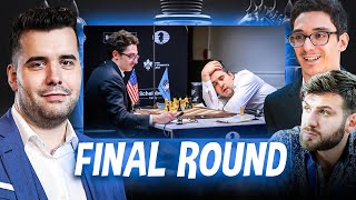 Nepo and Caruana Reacts to their Dramatic Final Round Game | Nepo & C-Squared