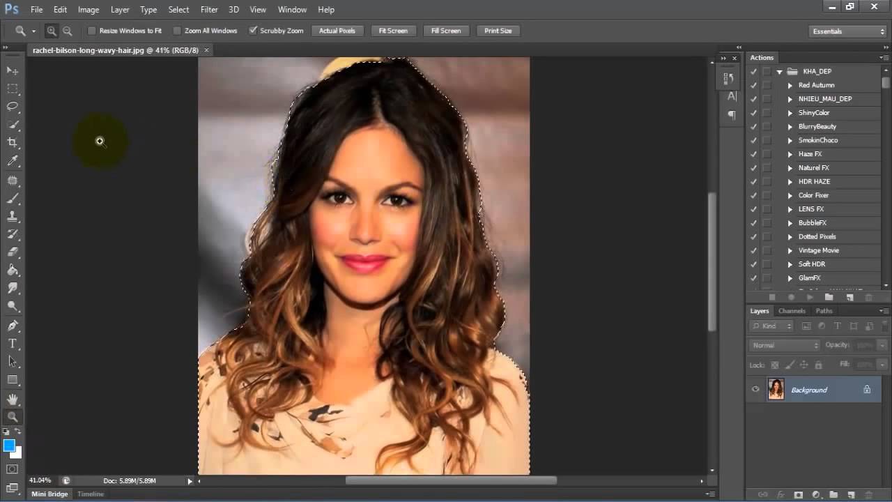 Tách nền trong Photoshop CS6 Hướng dẫn - YouTube