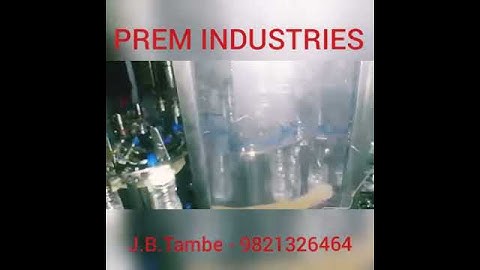 AUTOMATIC RINSING, FILLING & CAPPING MACHINE FOR PET BOTTLES (MODEL: ARFC- 60)