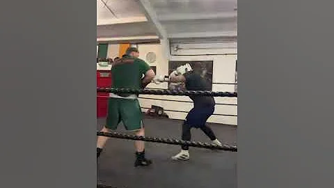 Some friendly sparring in slow-mo