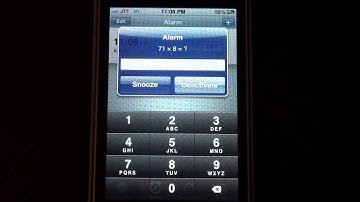 Solve equations to Disable Alarm - MathAlarm Free Cydia Tweak