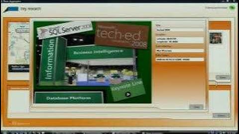 TechEd 2008: Demonstration of SQL Server 2008