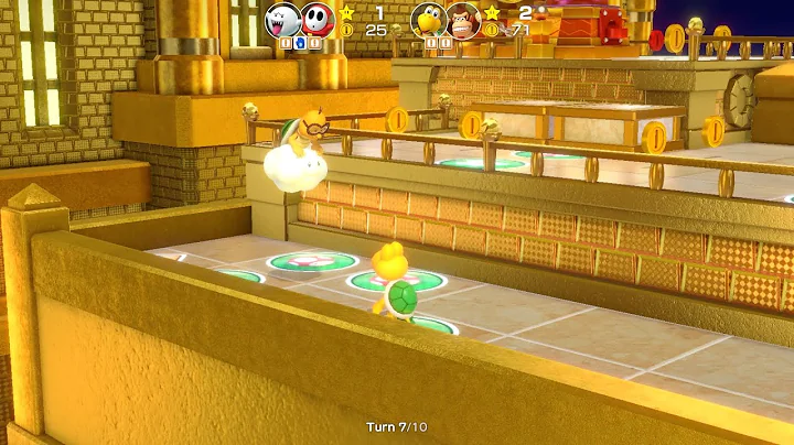 Super Mario Party Partner Party #2344 Tantalizing Tower Toys Koopa Troopa & DK vs Boo & Shy Guy