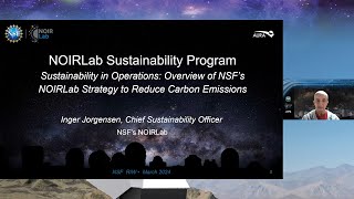 Sustainability in Operations: Overview of NSF’s NOIRLab Strategy to Reduce Carbon Emissions