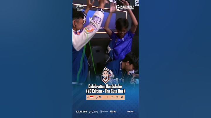 Celebration Handshake: VD VS VC | 2024 PUBG MOBILE GLOBAL CHAMPIONSHIP