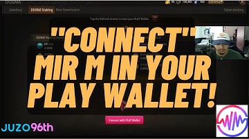 MIR M : How to Connect Play Wallet in my Account. | Tutorial TAGALOG |