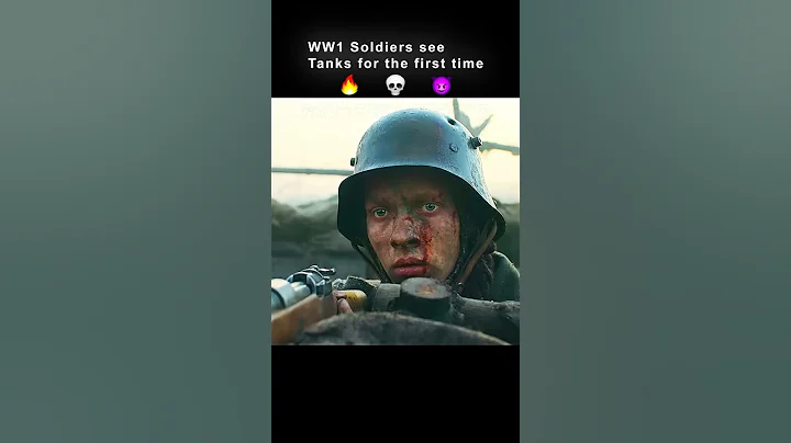 WW1 Soldiers See Tanks For The First Time