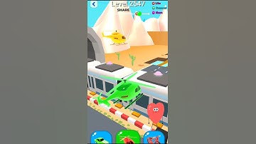 Shape-shifting Game Level-2547 Very Cool & Gnerly hyper casual game #shorts #gameplay #shapeshifting