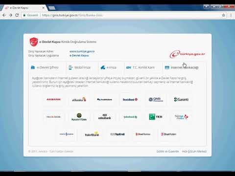 İnternet Bankacılığı ile E Devlete Giriş Yapmak