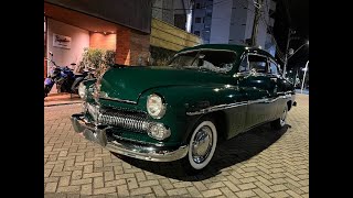 Passeio no Ford Mercury 1950 Sylvester Stallone O Cobra Carro Antigo V8 Flathead nas Ruas de Resende