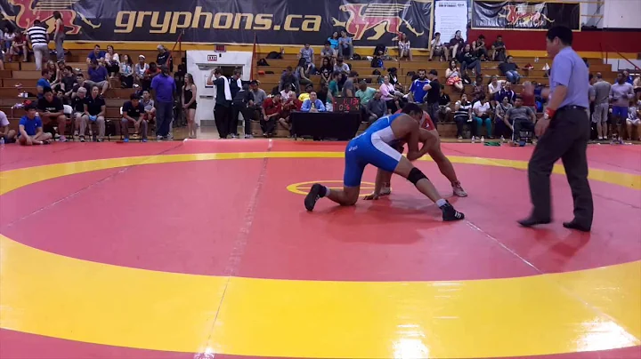 2014 Canada Cup: 97 kg Sung Woo Yang (KOR) vs. Arj...