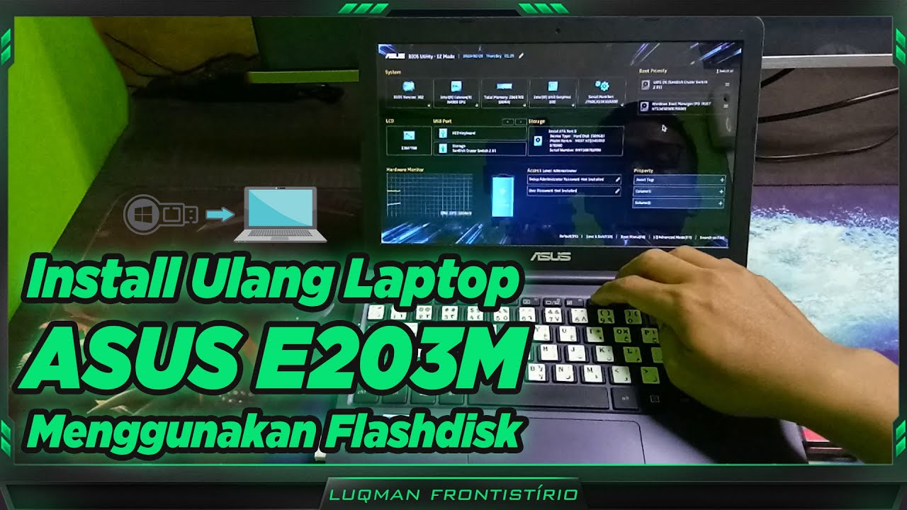 Install Ulang Windows Laptop Asus