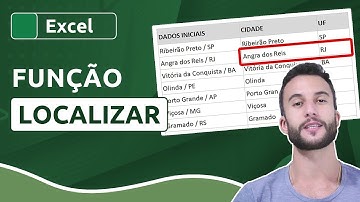 Como usar a função LOCALIZAR no EXCEL