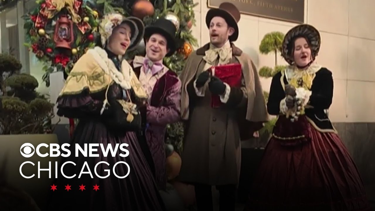 Spreading holiday cheer with the Yuletide Carolers - YouTube