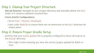 How to Eliminate Unwanted bin/ Directory Outputs in Your IntelliJ Gradle Project