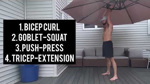 Curl-Squat-Push Press-Tricep Extension