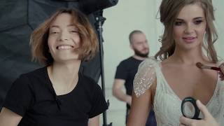 Backstage со съемок LookBook cсвадебной коллекции