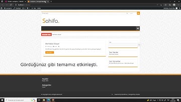 WordPress(LocalHost) Tema Kurulumu