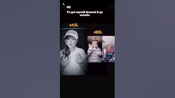 “Depressed” Song Trio - ASL & BSL  (by Annemarie) #ASL  #BSL #shorts