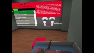 Virtual Reality Umbilical Venous Catheter Placement Demo