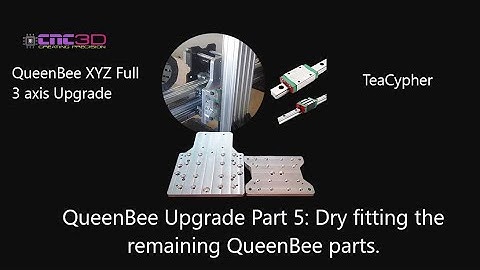 QueenBee Upgrade Part 5 Dry fitting the remaining QueenBee parts
