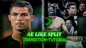 Ae like split transition tutorial on alight motion (+Preset) #edit #transition
