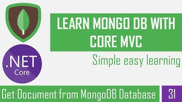 Get Document from MongoDB using Asp.Net Core 5 | MongoDB CRUD Operation | .NET 5