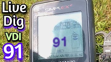 Live Digging a 91 Signal with The Nokta Simplex