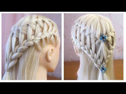 Coiffure pour tous les jours (pour l'école/travail) ✨ Belle coiffure avec tresse ✨ facile à faire