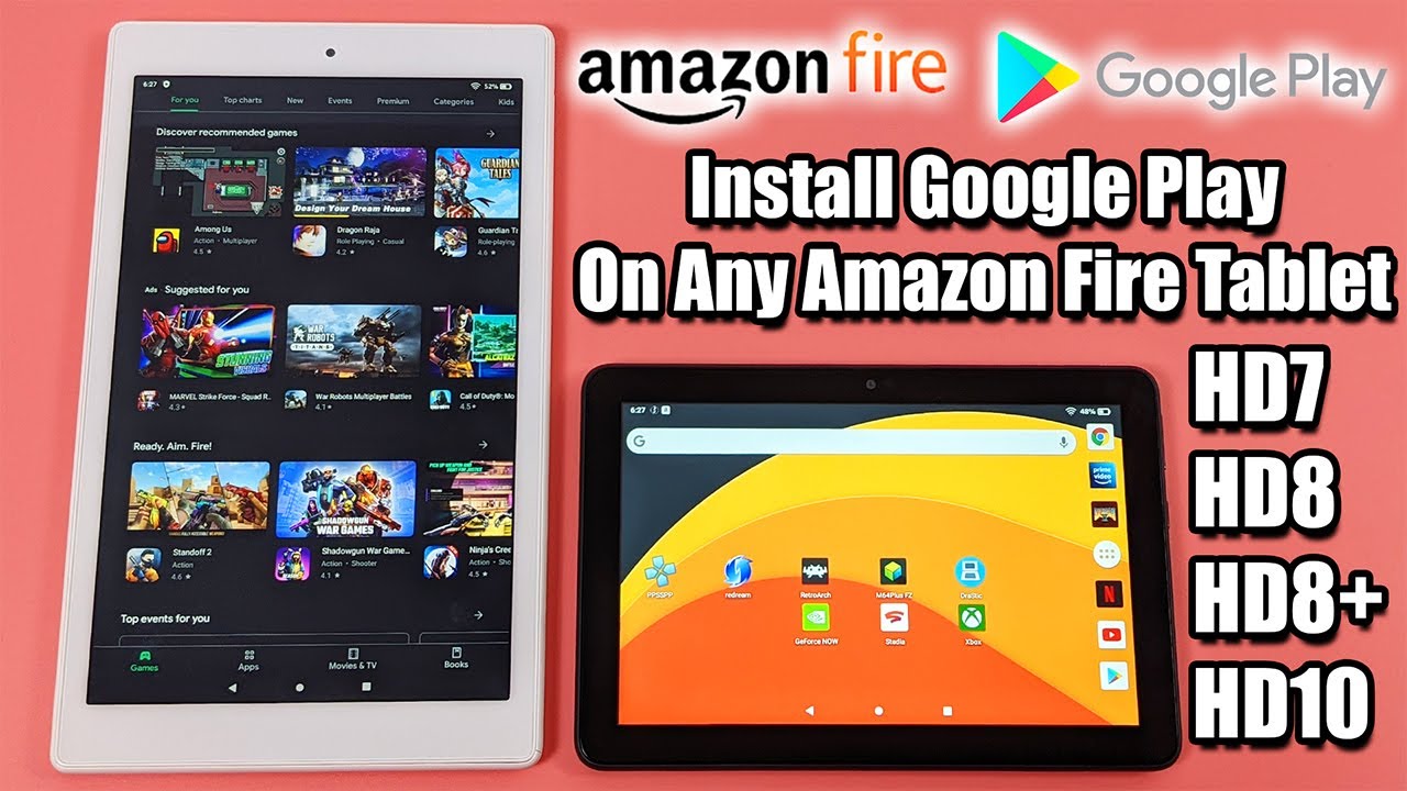 How to install Google Play on the  Fire HD 8 - Liliputing