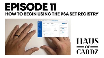 Sports Card Collecting Volume 11 "How to Begin Using the PSA Set Registry"