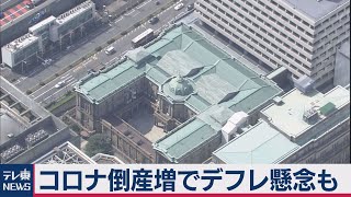 日銀 倒産増加でデフレ懸念（2020年7月20日）