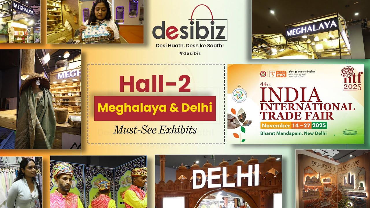 India International Trade Fair 2025 | Full Tour of Hall 2 – Meghalaya & Delhi Pavilions. 