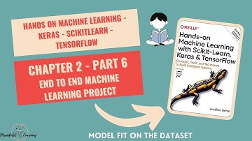 Model fit on the dataset  - Hands-On Machine Learning Book Series  - Chapter 2 - Part 6