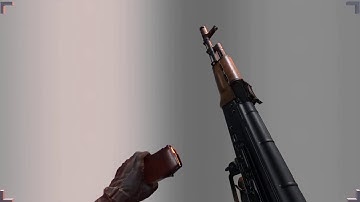 AK-74 Animation Made With Blender