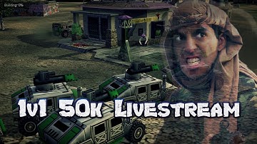 C&C Generals Zero Hour 1v1 50k Games with NO RULES