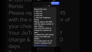 Set Any Song in jio caller tune by sms screenshot 3