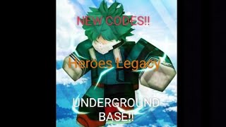 ALL CODES WORK * 8 CODES! [AFO + OFA] Heroes Legacy ROBLOX 