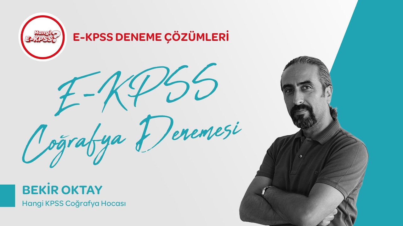 2024 | EKPSS Coğrafya Deneme Çözümü | Bekir Oktay Hangi KPSS ?#ekpss #ekpss2024